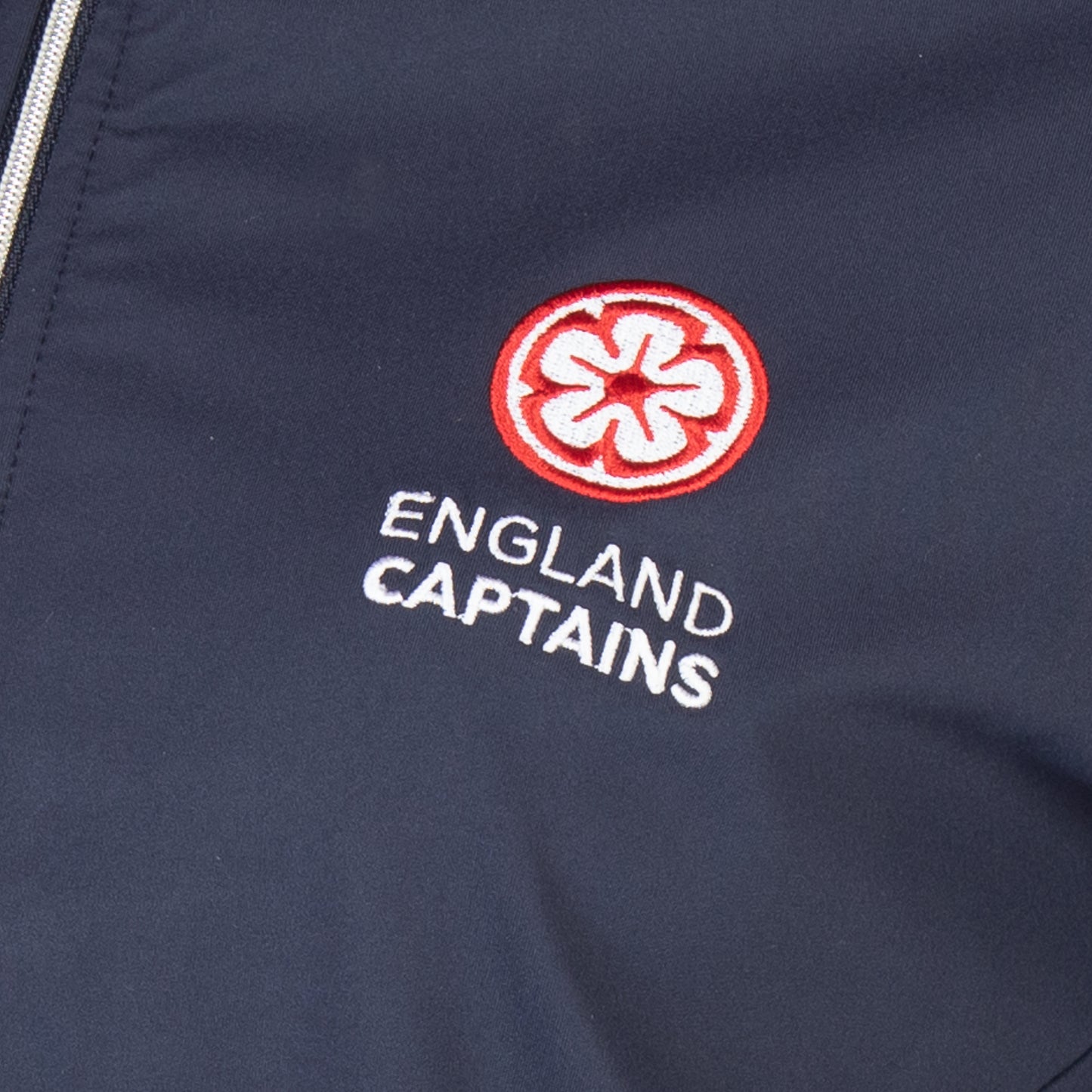 England Captains Womens FJ Full Zip Midlayer. Navy
