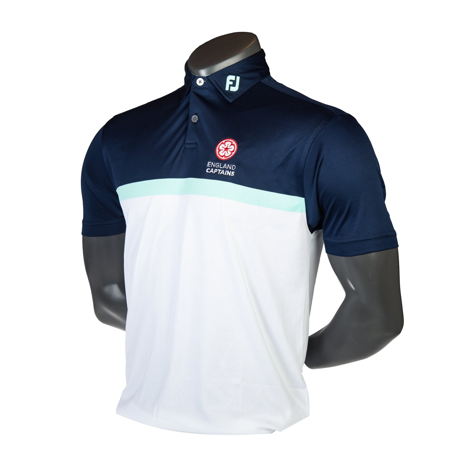 England Captains FJ Polo Colour Block Interlock