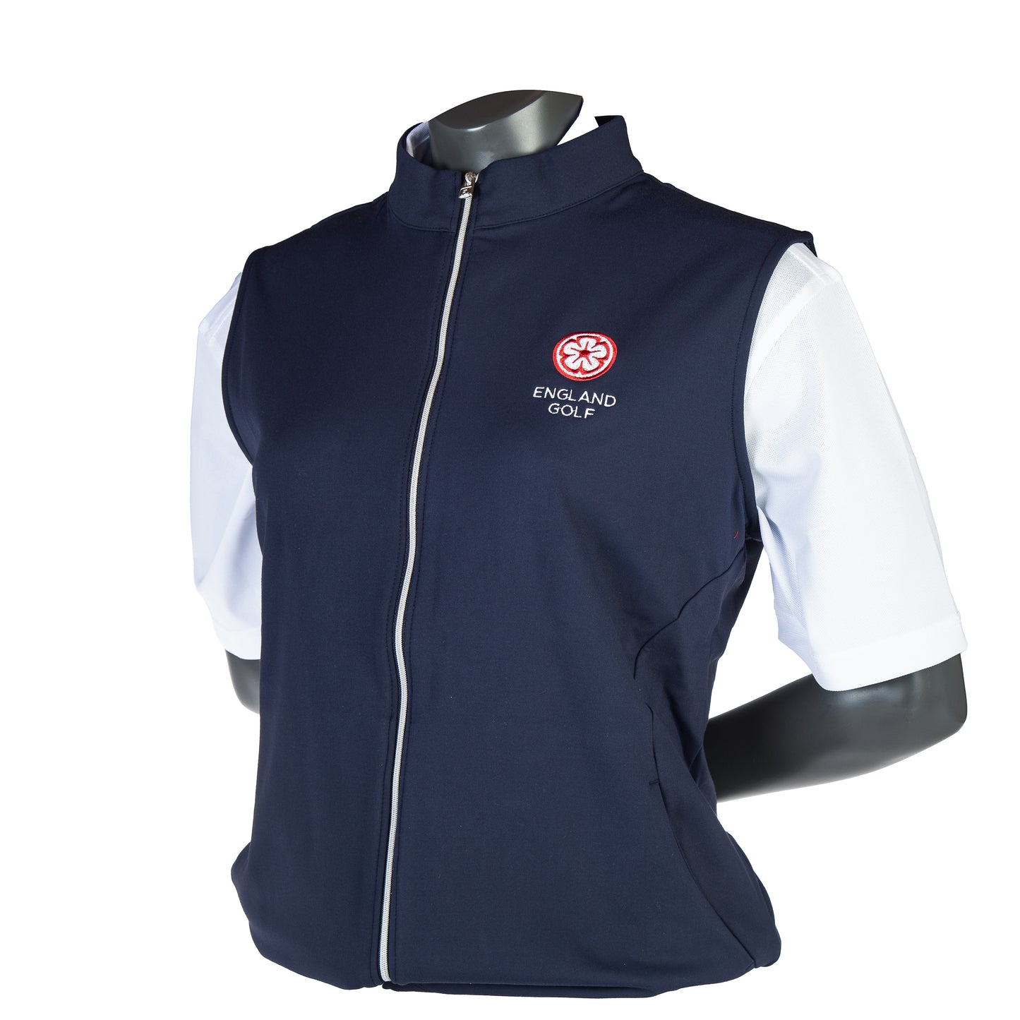 England Golf Womens FJ Full Zip Vest