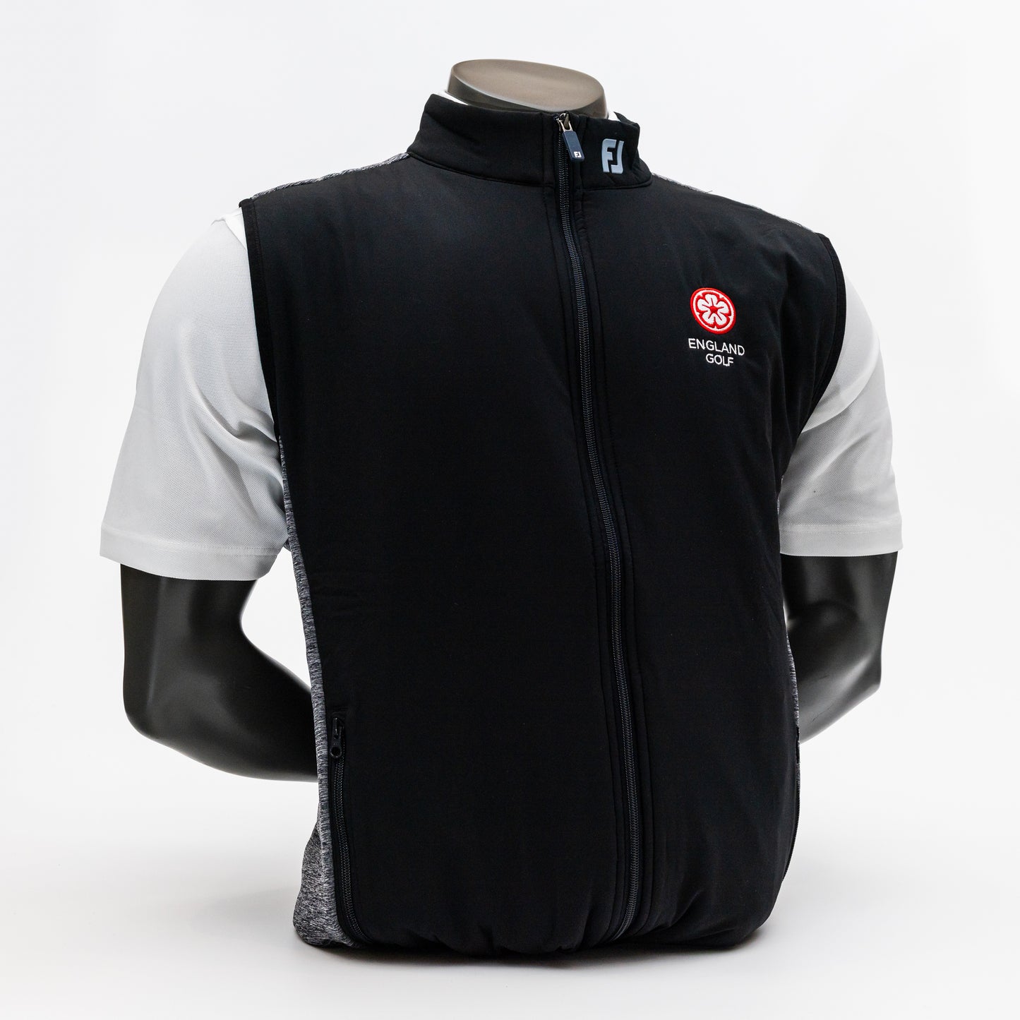 England Golf FJ ThermoSeries Hybrid Vest. Black
