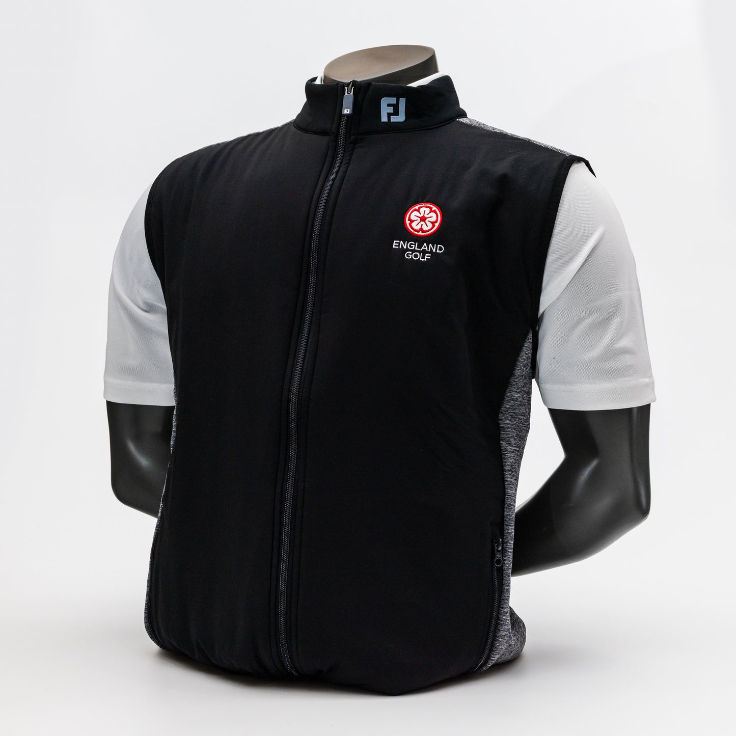 England Golf FJ ThermoSeries Hybrid Vest. Black