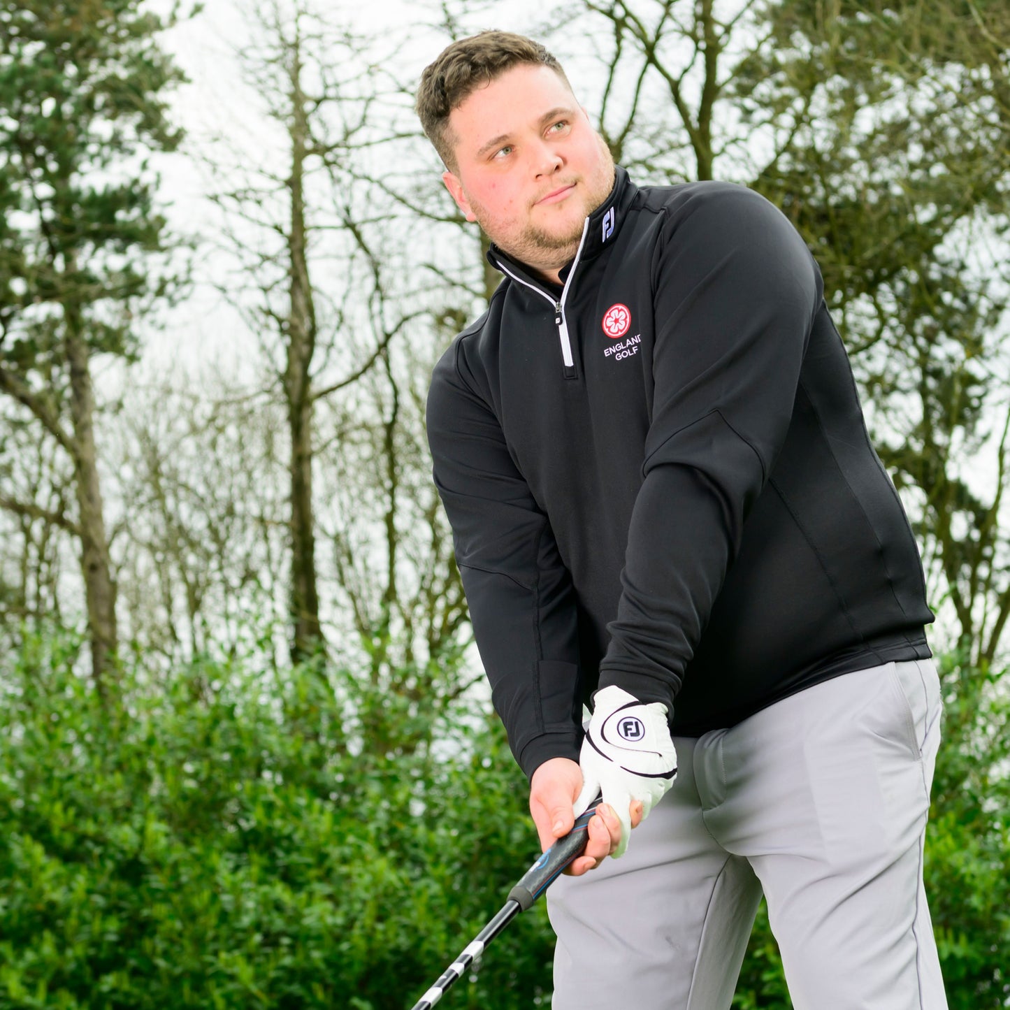 England Golf FJ 1/4 Zip Performance Pullover