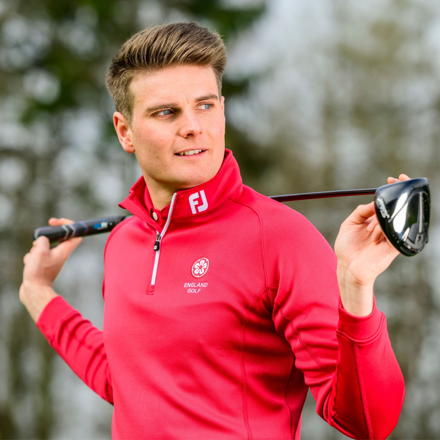 England Golf FJ 1/4 Zip Performance Pullover