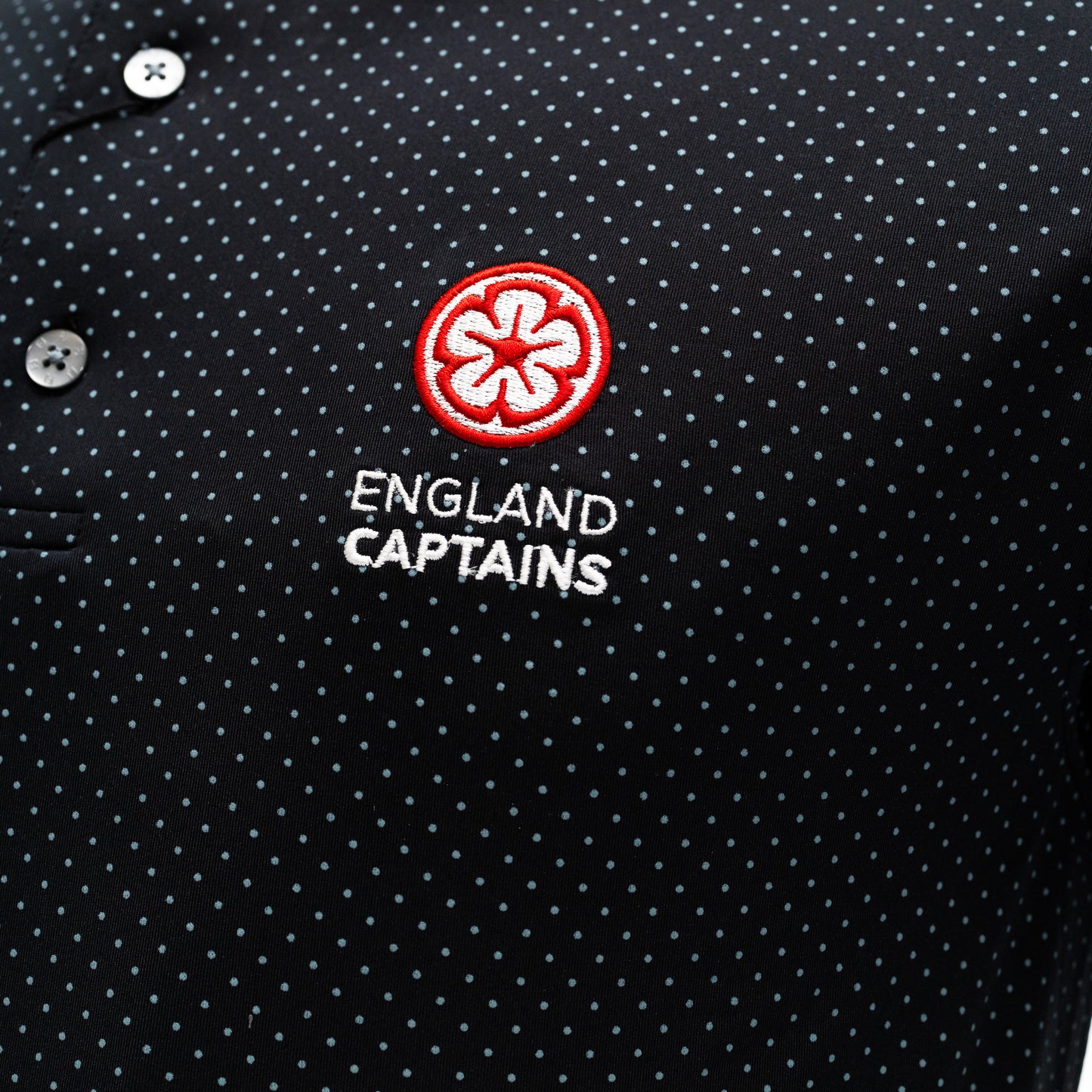England Captains FJ ProDry Polo. Black