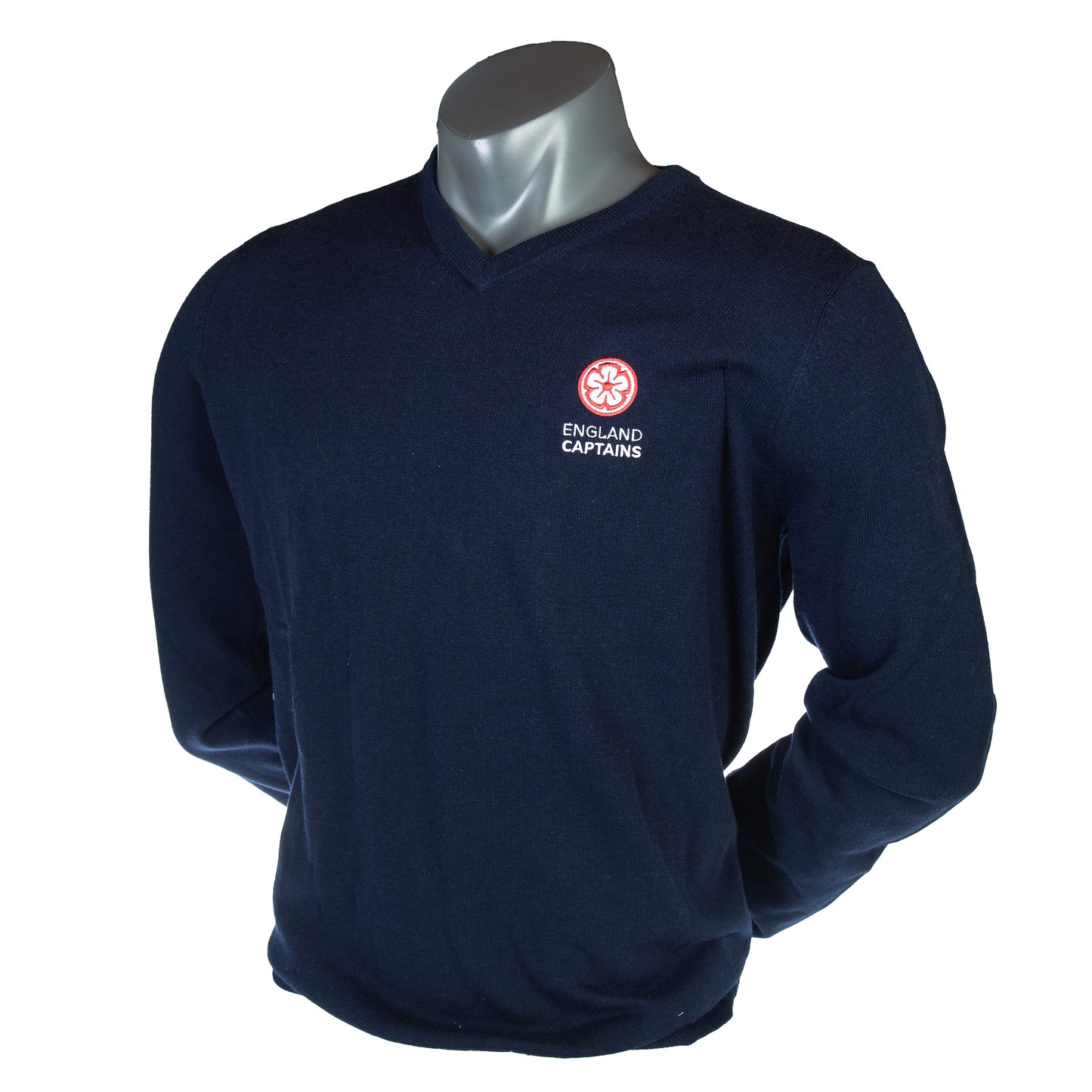 England Captains FJ Wool Blend V-Neck Pullover