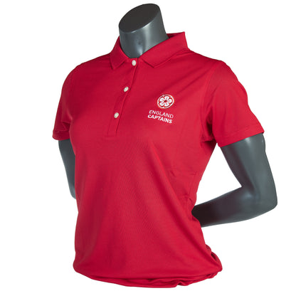 England Captains Womens FJ Polo, Stretch Pique Solid