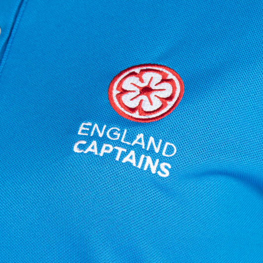England Captains Womens FJ Polo, Stretch Pique Solid. Cobalt