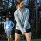 England Golf Womens FJ 1/2 Zip Midlayer. Grey
