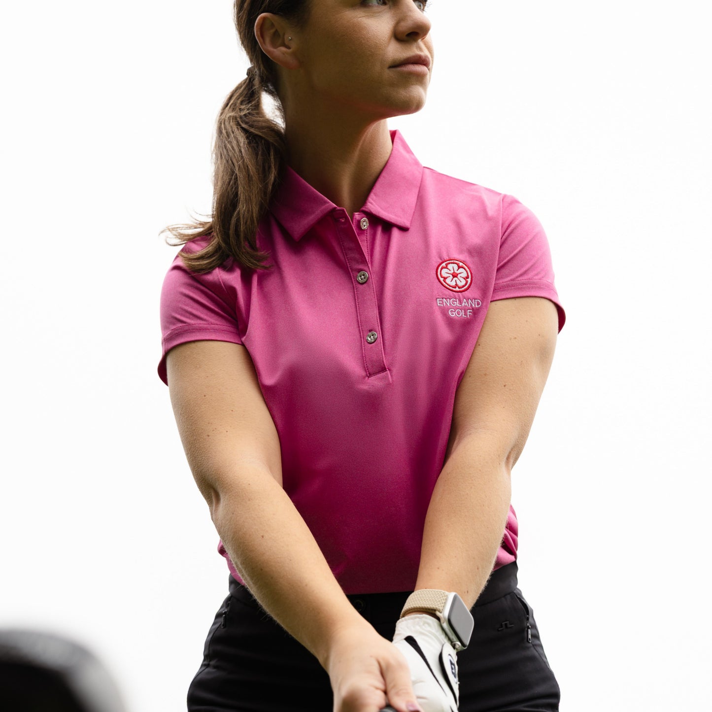 England Golf Womens Cap Sleeve Polo