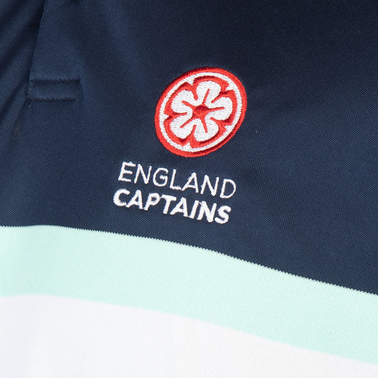 England Captains FJ Polo Colour Block Interlock