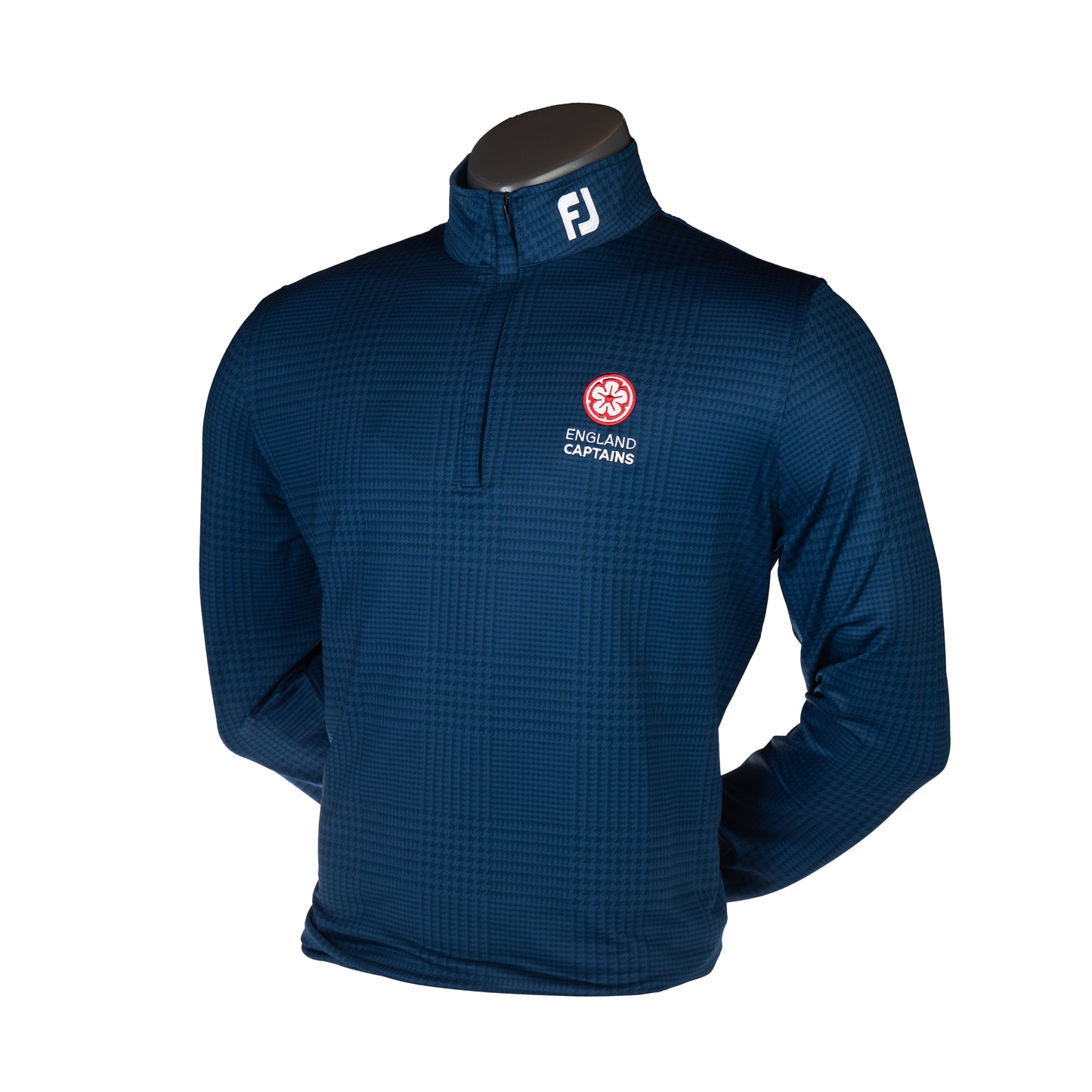 England Captains FJ Pullover Glen Plaid Print Chill-Out
