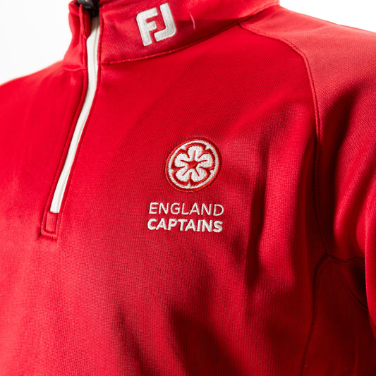 England Captains FJ 1/4 Zip Performance Pullover