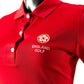 England Golf Womens FJ Performance Polo. Red