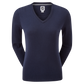 England Captains Womens FJ, Wool Blend V-Neck Pullover