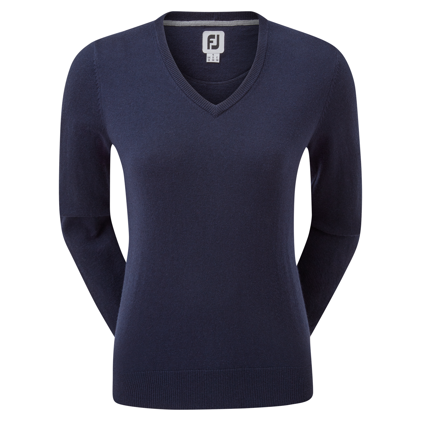 England Captains Womens FJ, Wool Blend V-Neck Pullover