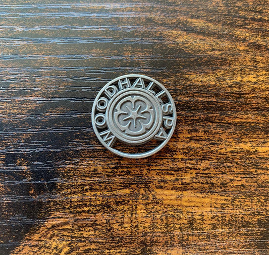 Woodhall Spa Silver Rose Crest Ball Marker