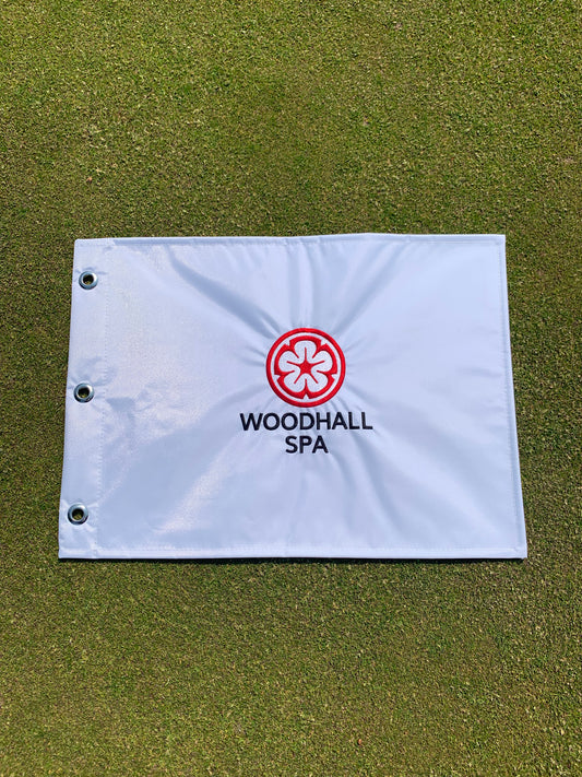 Woodhall Spa Crested Pin Flag