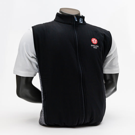 England Golf FJ ThermoSeries Hybrid Vest. Black
