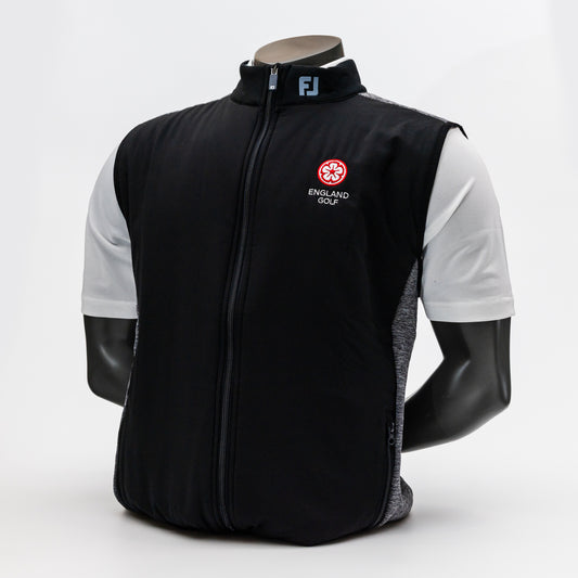 England Golf FJ ThermoSeries Hybrid Vest. Black