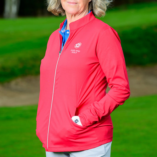 England Golf Womens Full-Zip Performance Midlayer