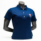 England Golf Womens FJ Performance Polo. Navy