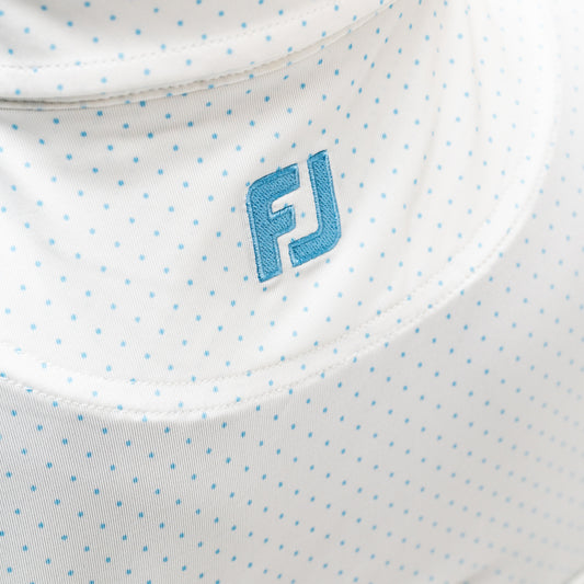 England Captains FJ ProDry Polo. White / Light Blue