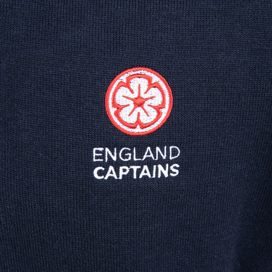 England Captains FJ 1/2 Zip Pullover Wool Blend